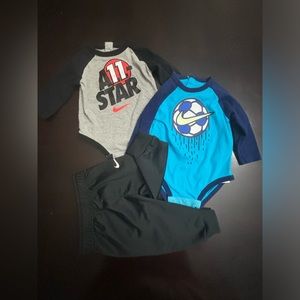 Nike Bundle of 2 tops and 1 pants for 6 Months
